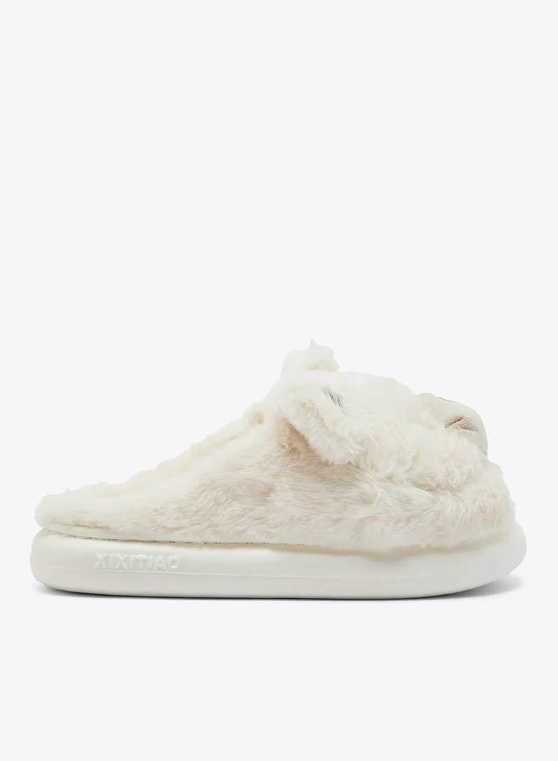 Ginger Cozy Fur Bedroom Slippers